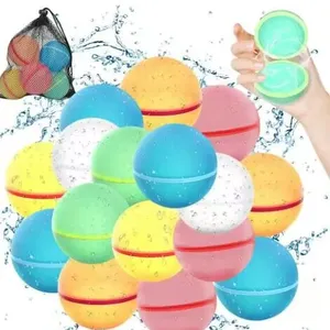 Magnetic Water Balloons – Reusable Silicone Water-Splashing Toys With Magnetic Closure thumbnail-4