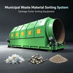 High Quality Municipal Waste Sorting System Garbage Sorter Machine Solid Waste Separation Sorting Equipment EPC thumbnail-1