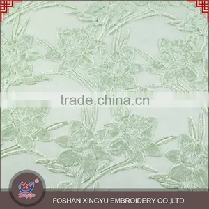 Hot-selling Promotional Custom Sequin Lace Embroidery Fabric With Flowers Embroidery Patterns thumbnail-1