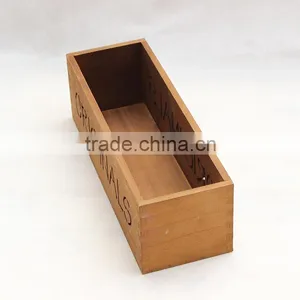 Retro Unfinished Wooden Box thumbnail-4