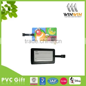 2016 Hot Sale OEM Wholesale 3D Fine Quality Soft PVC Luggage Tag thumbnail-1