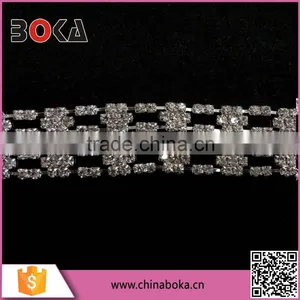 BOKA High Quality Flower Rhinestone Crystal Trim, Flower Crystal Trimming thumbnail-1