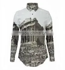 Custom Sublimation Dress Shirt With Your Own Design thumbnail-1