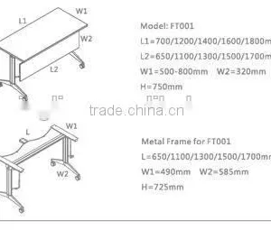 2016 Latest Modern Design Folding Table for Training Room thumbnail-2