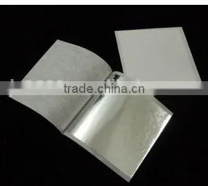 High Quality 9*9cm Taiwan Silver Leaf Sheet for Furniture Decoration Silver Leaf thumbnail-2