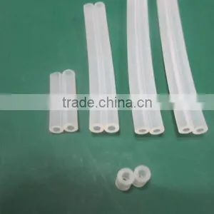 Food Grade FDA Dual Lumen Silicone Tubing /double Hole Silicone Tube thumbnail-1