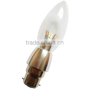 New Type Fashionable Smd5630 E27 Bulb Led Candle Light With Frosted/clear/milky Cover thumbnail-1