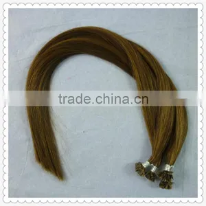 Wholesale100% Natural Human Hair Piano Color 100 Keratin Tip Human Hair Extension thumbnail-1