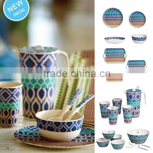 Dinnerware Eco Friendly Type Bamboo Fiber Dinner Set thumbnail-2