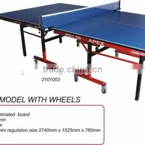 Table Tennis Table APEX MODEL WITH WHEELS thumbnail-1