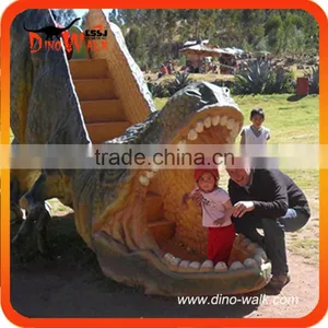 Dinosaur Garden Decoration Equipment Dinosaur Head Door thumbnail-1