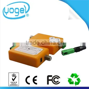 WDM Mini Agc Fiber Optical Receiver PC ABS Metal for FTTH Fiber Node With Low Price thumbnail-4