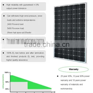 Top Sale ! High Efficiency and Good Quality 200W Mono Solar Panel for Home Use Quality Choice thumbnail-2
