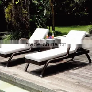 All Weather Outdoor Wicker Rattan Beach Chair thumbnail-6