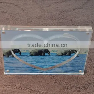 Heart Acrylic Photo Frame With Hardware thumbnail-1