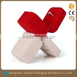 Bulk Velvet Engagement Ring Box thumbnail-1