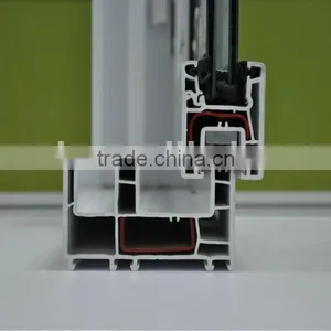 Plastic Window- Conch UPVC Profiles for 83 Sliding Series thumbnail-1