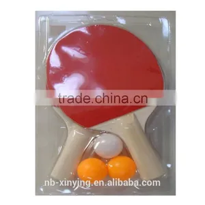 Protable Table Tennis Rackets Cheap Sale Wooden Pingpang Ball Racket thumbnail-1