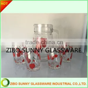 7PCS Set Glass Drinking Cup for Juice thumbnail-1
