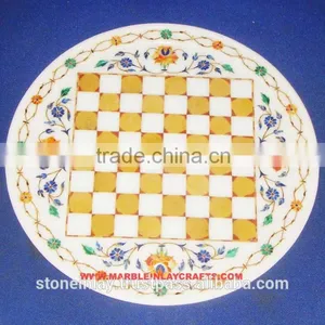 Marble Inlay Plates , Decorative Gift Plate thumbnail-1
