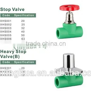 2016 Newest Competitive Price Ppr Stop Valve With Brass for Stopping Water Flow , Ppr and Brass Stop Valve thumbnail-5