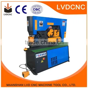 Machines for Steel Angle Holes, Combined Punching and Shearing Machine--Q35Y Hydraulic Iron Worker thumbnail-6