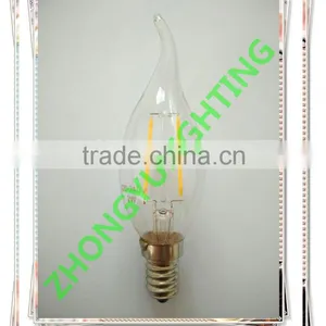 High Quality CE UL C32/C35 Flame Tip Candle LED Filament Bulb With Many Watts for Choice thumbnail-4