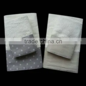 Popular Linen Fabric Sewed on Towel thumbnail-1
