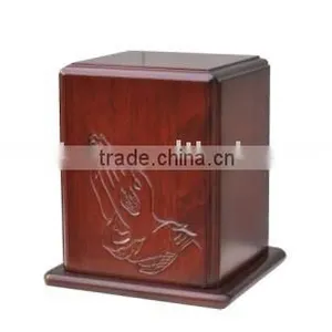 Cheap Ash Wooden Urn Manufacturers, Praying Hand Urn thumbnail-1