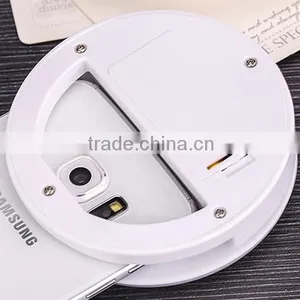 Portable Selfie Flash LED Phone Camera Ring Light For IPhone 6S Plus SE Samsung thumbnail-2