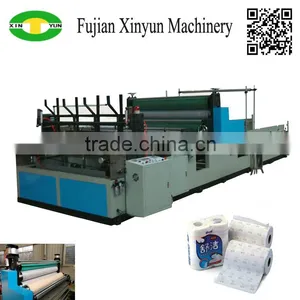 High Speed Kitchen Towel and Toilet Paper Rewinder Machine Supplier's Choice thumbnail-1