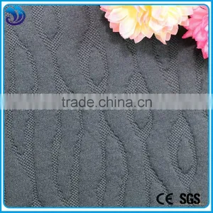 Polyester Spandex Knit Jacquard Fabric Beatutiful Design for Jacket thumbnail-2