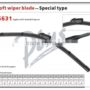 S631 25 Inch Soft Windshield Car Wiper Blade thumbnail-5