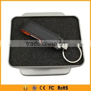 Top-grade Real Capacity Fashion Leather Usb Pen Drive Wholesale thumbnail-5