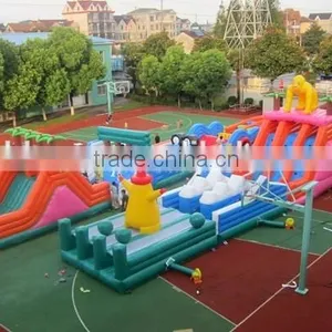Commercial Huge Inflatable Courses/inflatable Adventure Time thumbnail-3