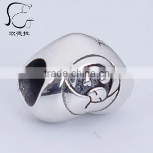 Fashion Engrave my Friend 925 Gemium Silver Charm thumbnail-1