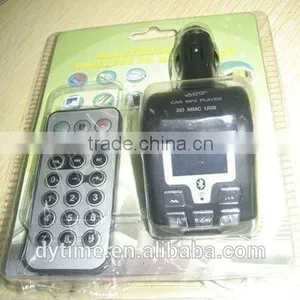 Hot Car Bluetooth FM Transmitter & Car Cigarette Lighter (Black) Bluetooth Handsfree thumbnail-2