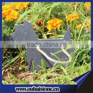Different Shapes Hanging Slate Blackboard Garden Marker thumbnail-3