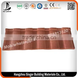 Stone Coated Metal Roofing Tile And Roof Gutter Factory thumbnail-6