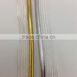 Factory Direct Supply Competitive Price Washi Metallic Gold and Silver Braid Elastic Piping Cord Quality Choice thumbnail-1