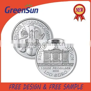 Business Gift Customized Silver Price per Coin thumbnail-1