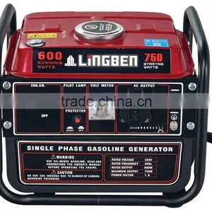Lingben 500w Mini Power Generator Gasoline 12v dc Generator Low Rpm Quality Choice thumbnail-2