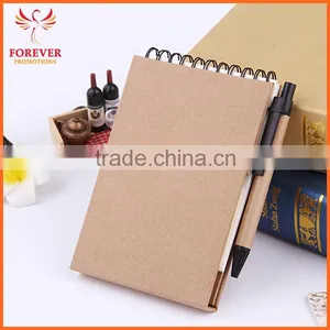New Design Eco Paper Notebook 60 Sheets With Line 13.5*9.5cm Notebook With Sticky Note Ball Pen thumbnail-1