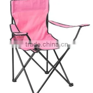 Pink Folding Camping Chair thumbnail-1