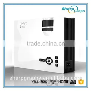2016 China UNIC Miracast Full HD LED Wifi Projector UC46 Mobile Phone Home Theater Projectors thumbnail-4