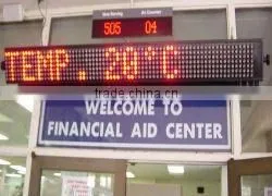 P16 Semioutdoor Single Color LED Messageboard thumbnail-1
