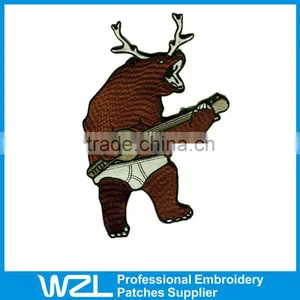 2015 Professional Embroidered Patch Woven Embroidery Heat Transfer Patch Quality Choice thumbnail-1