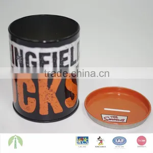 Hot Sale Custom Money Saving Tin Can Box With Slot thumbnail-5