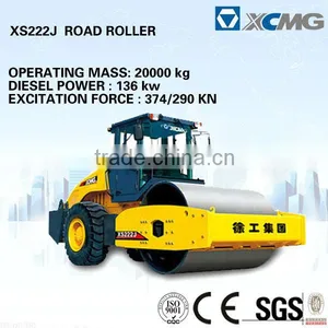 XS222J XCMG Mechanical Single Drum Vibratory Road Roller for Sale thumbnail-1