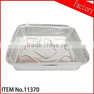 Disposable Aluminum Foil Food Container/fast Food Plate/BBQ Tin Tray in Guangzhou thumbnail-1